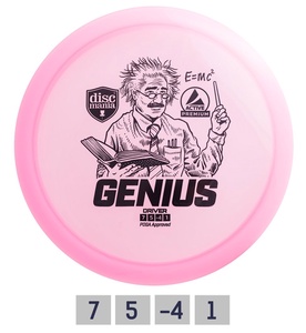 Discgolf Fairway Driver PREMIUM GENIUS 7/5/-4/1 Pink